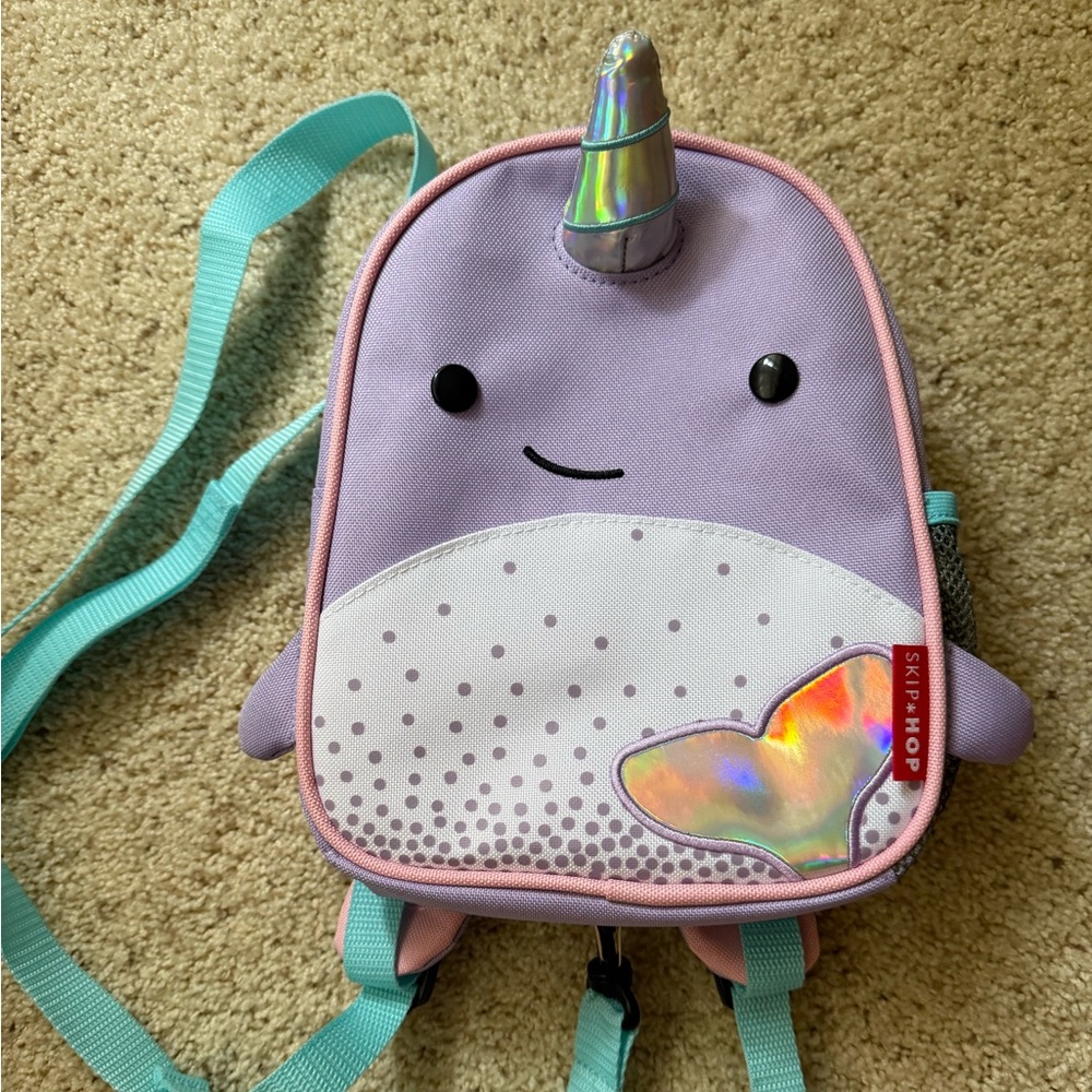 Skip Hop Mini Narwhal Backpack